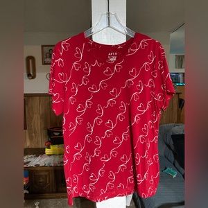 Womens. Valentine shirt. Apt 9. Size xl.  Will bundle